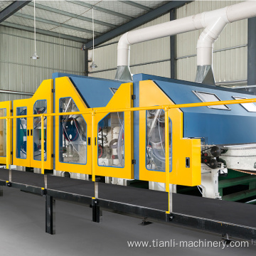 double cylinder cotton carding machine